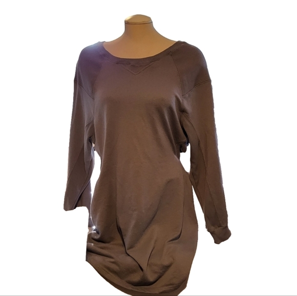 FOREVER21 Longsleeve Dress Open Back Waist light purple Large - Picture 1 of 3